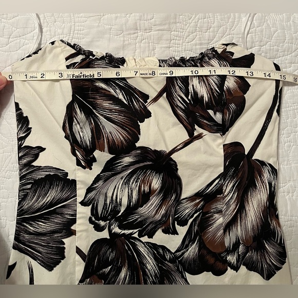 Designer Helen Wang New York Floral Strapless Dress - Picture 12 of 13